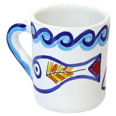 Tazza Mug Ceramiche De Simone decorata a mano Scirocco Tazza Mug Ceramiche De Simone decorata a mano Scirocco